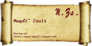 Megó Zsolt névjegykártya